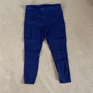 lululemon athletica fast & free 23” crop with pockets